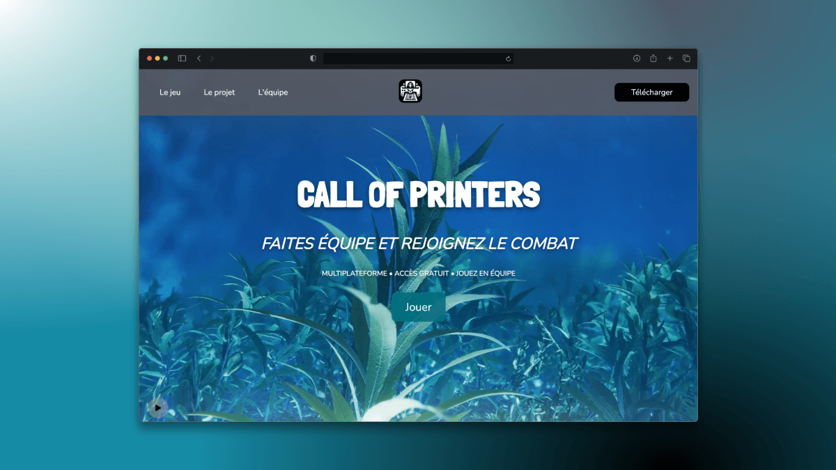 Website for Unity Project